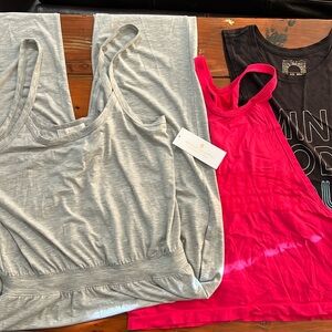 NWT Spiritual Gangster Jumpsuit, NWOT SG Pink Top, plus bonus SG tank!